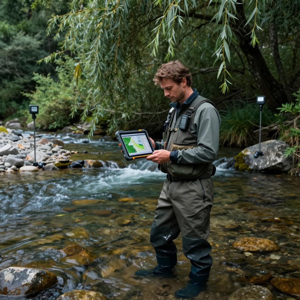 Hydrological monitoring and riparian zone management