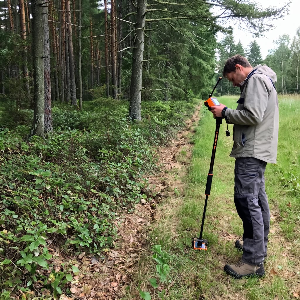 Map forest borders like a professional surveyor
