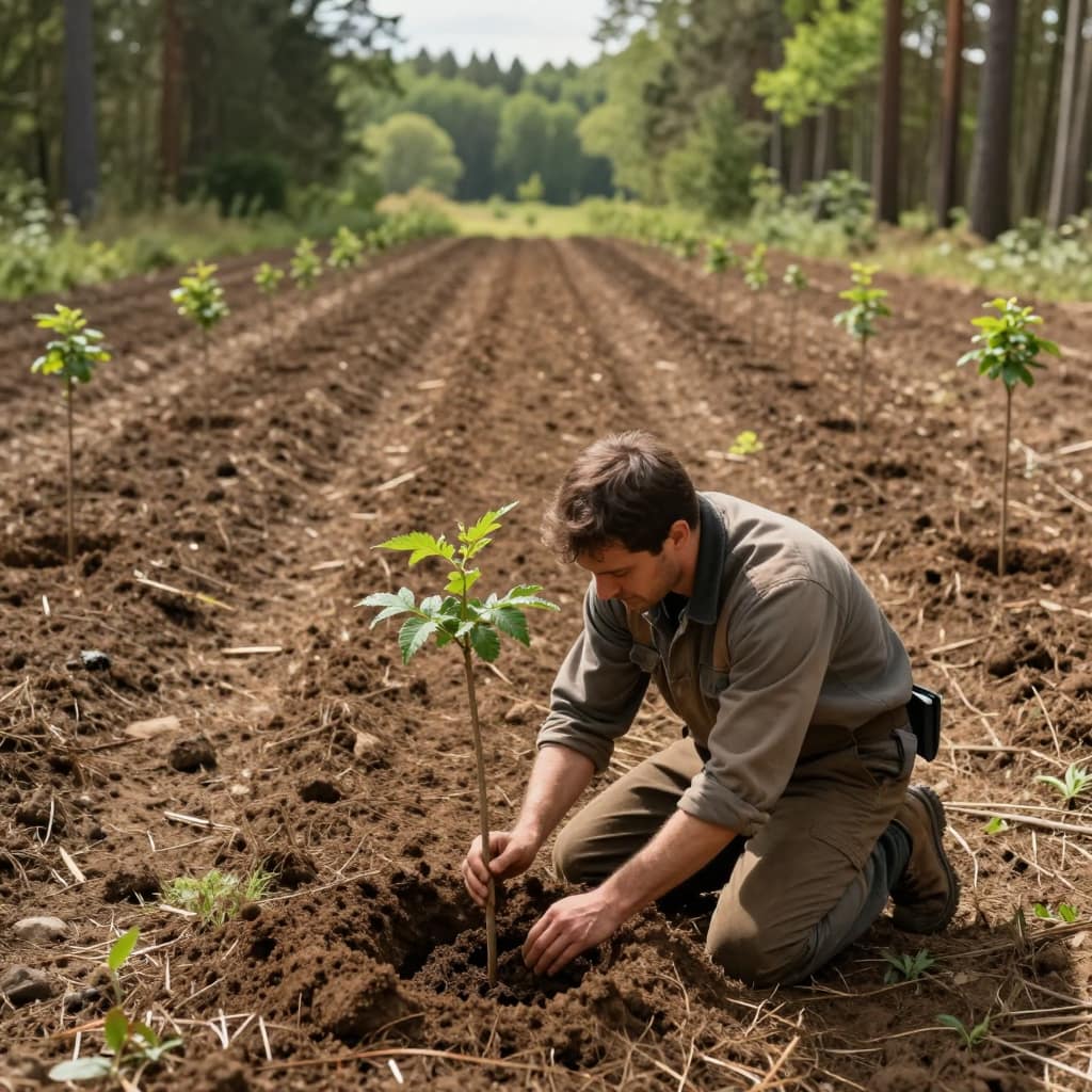 Reforestation, planting guidance and seedling tracking