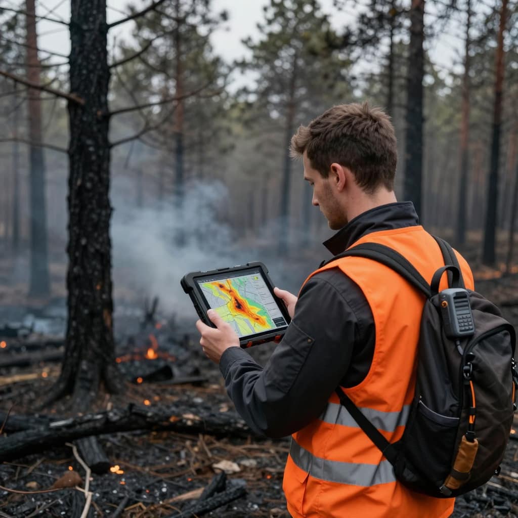 Wildfire risk mapping and post-fire assessment